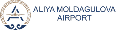 Логотип Международного аэропорта Алия Молдагулова